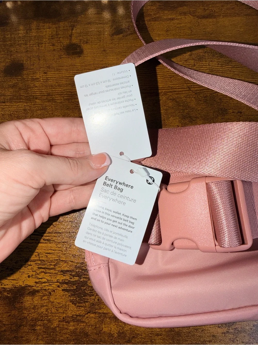 Lululemon Everywhere Belt Bag *1L in Pink Pastel